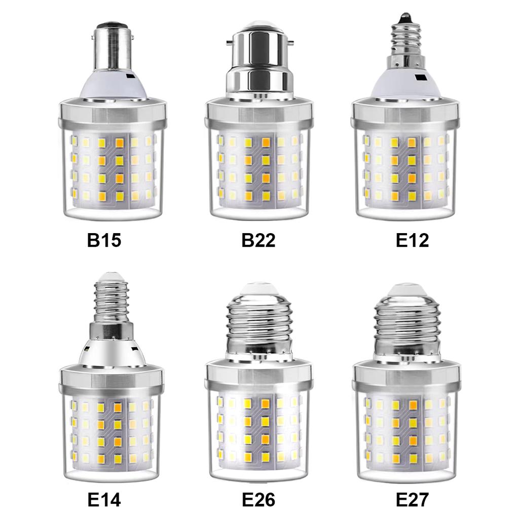 Mini LED Corn Bulb E27 E26 E14 E12 B22 B15 9W no/flicker base 6500k White Warm Lamp lamp 85/265V Cold 3/colors living 2835/SMD