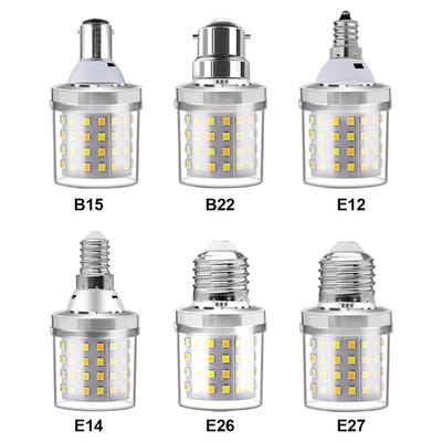 Mini Ampoule LED Maïs E27 E26 E14 E12 B22 B15 9W blanc Chaud puissance led Remplacer chaud Lampe maïs Remplacer/50W/Halogène 110v 85/265V