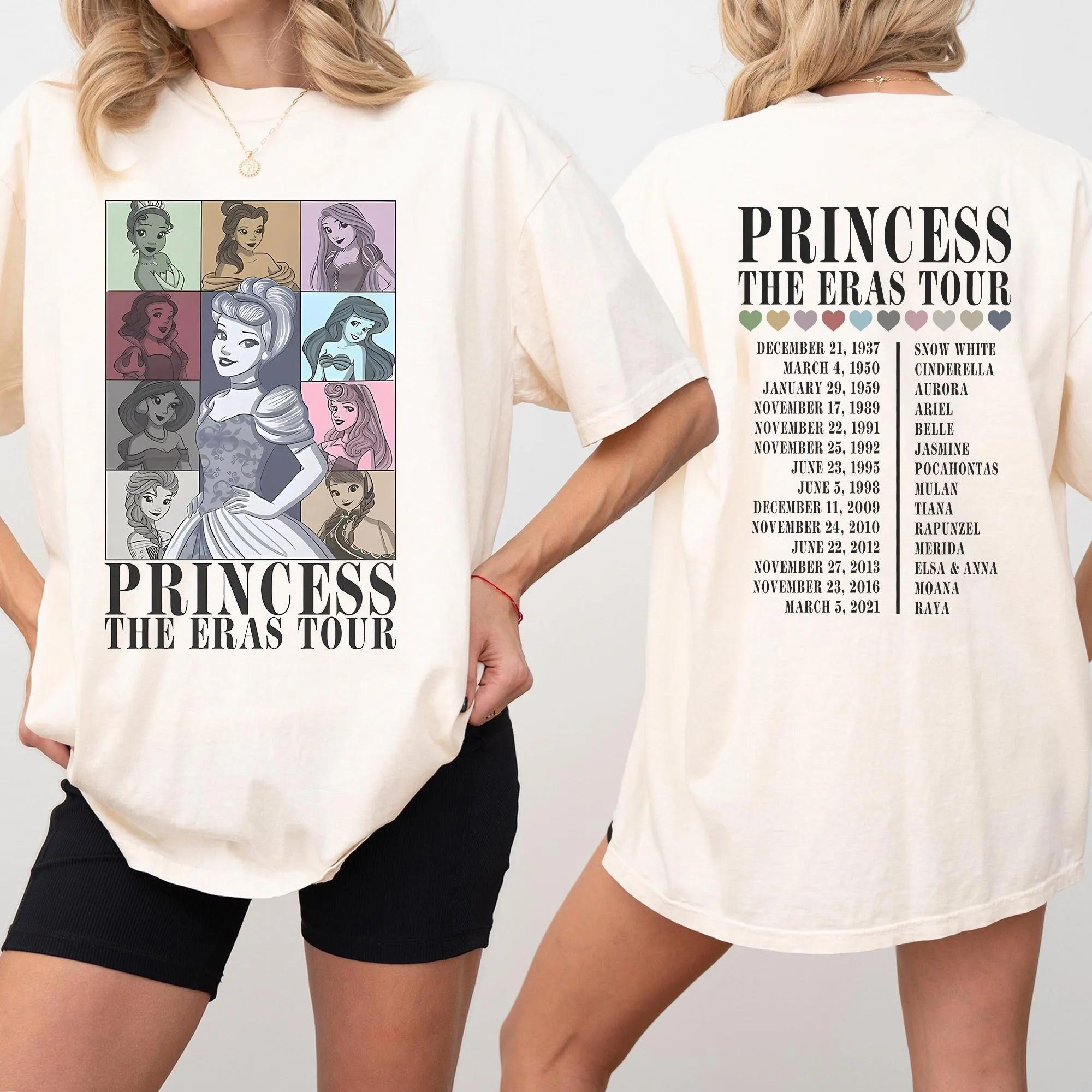 

2026Summer Princess Eras Tour 2 Graphic T-shirt Unisex Unisex Fashion Cotton Quality Casual Loose Short Sleeve Classic Unisex S