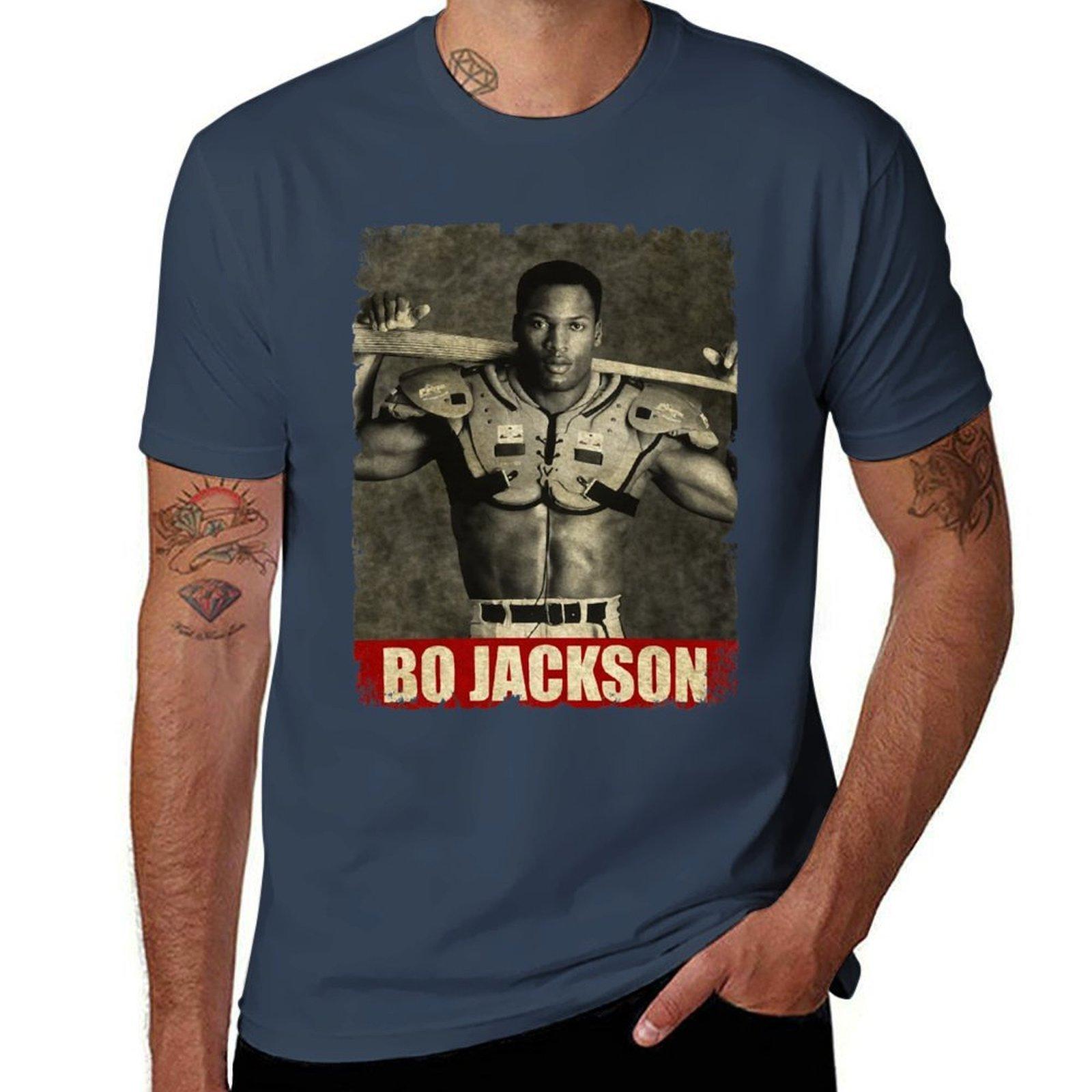 Bo Jackson ReTRo STYLe TShirt No Iron Casual Short Sleeve Top S