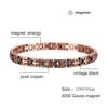 Magnetisches Armband aus reinem Kupfer für Damen, Armband, Schmuck, Magnet, Gesundheit, Energie, Therapie-Armband