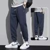 Men's Velvet-Lined Sweatpants - Thick, Trendy, Versatile Sports Trousers for Spring and Autumn