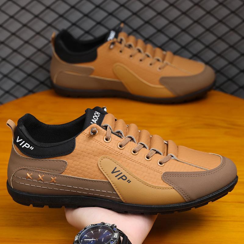 Men's shoes autumn soft-soled shoes versatile Forrest Gump shoes casual leather shoes youth sports running shoes