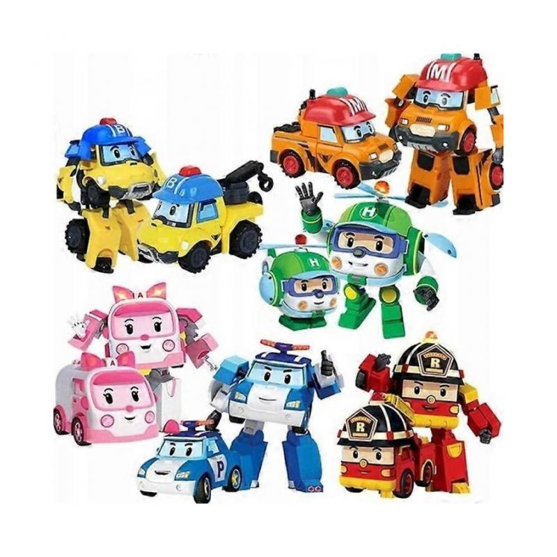 Robocar Roy Helly Poli Amber Σετ 6 Τεμαχίων Συστήνω