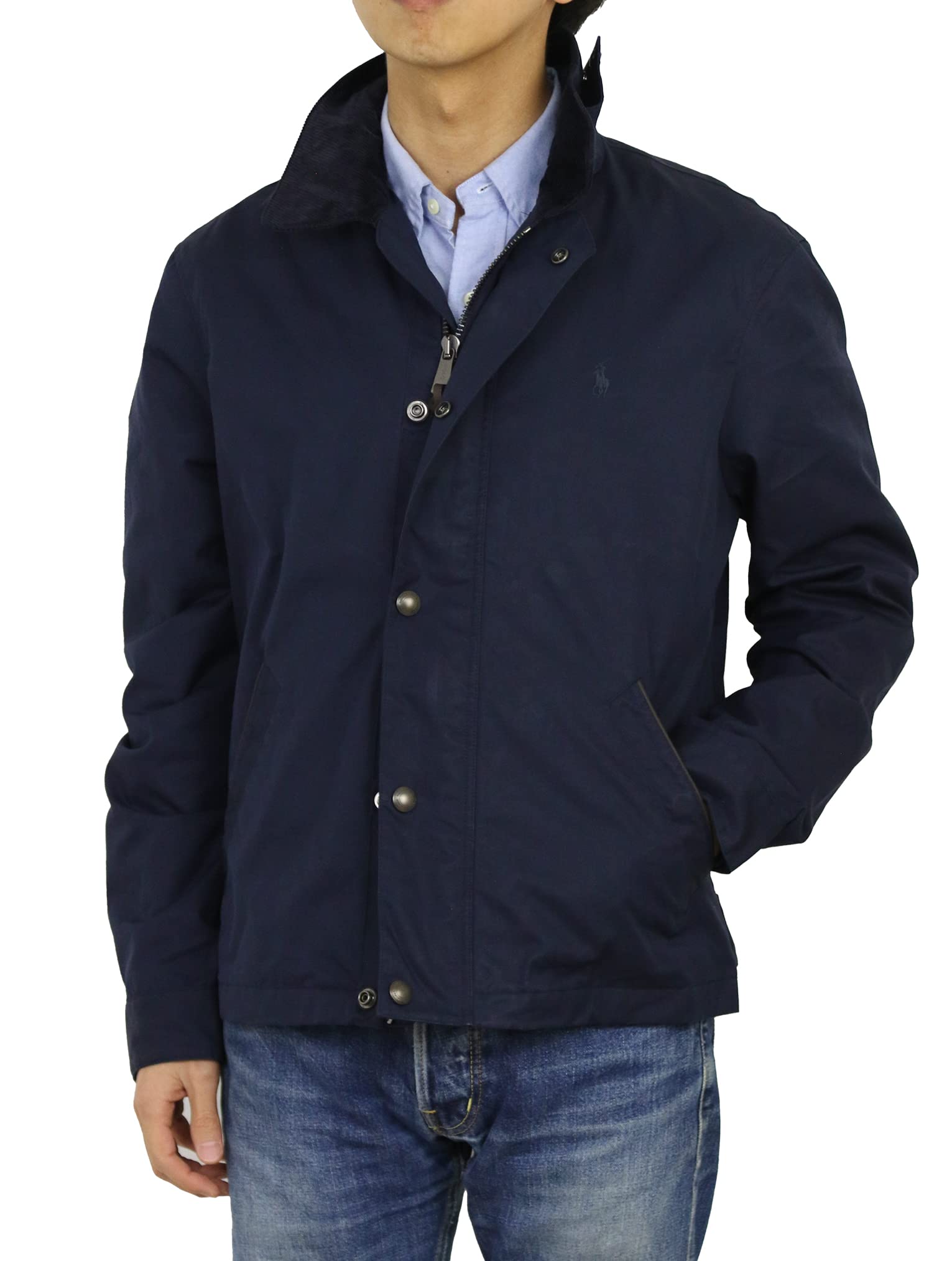

POLO RALPH LAUREN Check Lining Double Zip Windbreaker 0101807 XL AVIATORNAVY Men s [Used]
