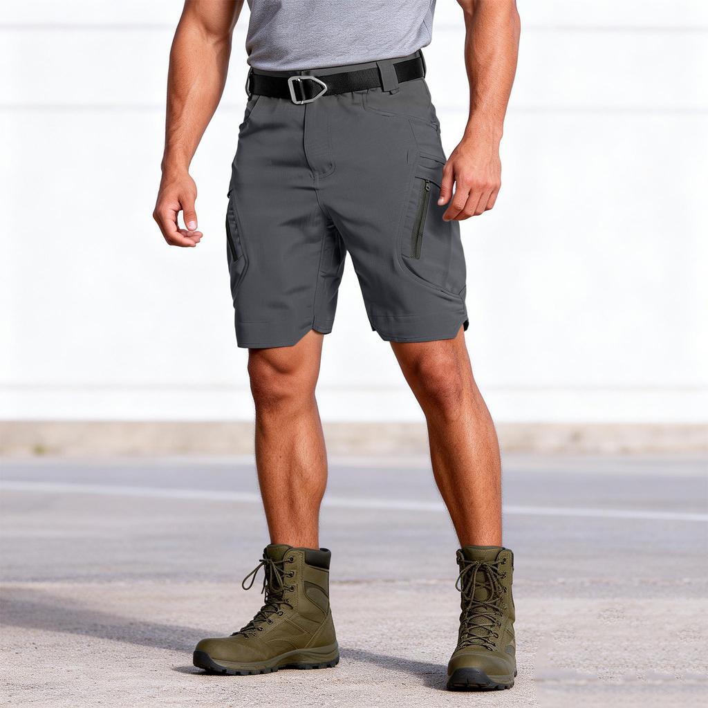 Men's Casual Workwear Multi-Pocket Shorts