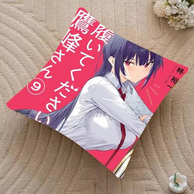 Anime H-Haite Kudasai Takamine-san Pillow Case Home Decor Throw For Sofa Bed Car Room Decor Gift Idea