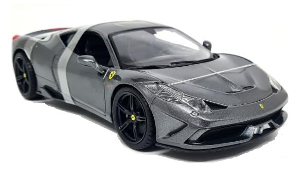 Maisto Ferrari 458 Speciale 1/18 Scale Model Special Edition with Display Base, Opening Doors, and Working Suspension, Diecast Car