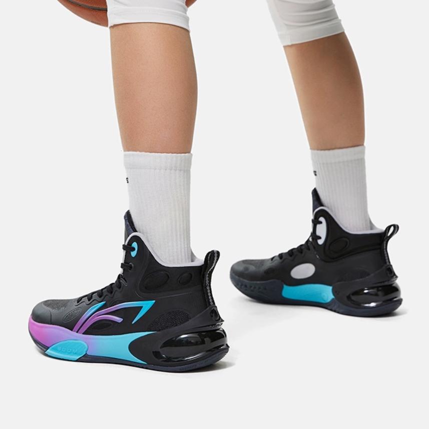 Li Ning Young 17 Basketball Shoes Kids Basketball Shoes Black YKBT068-5