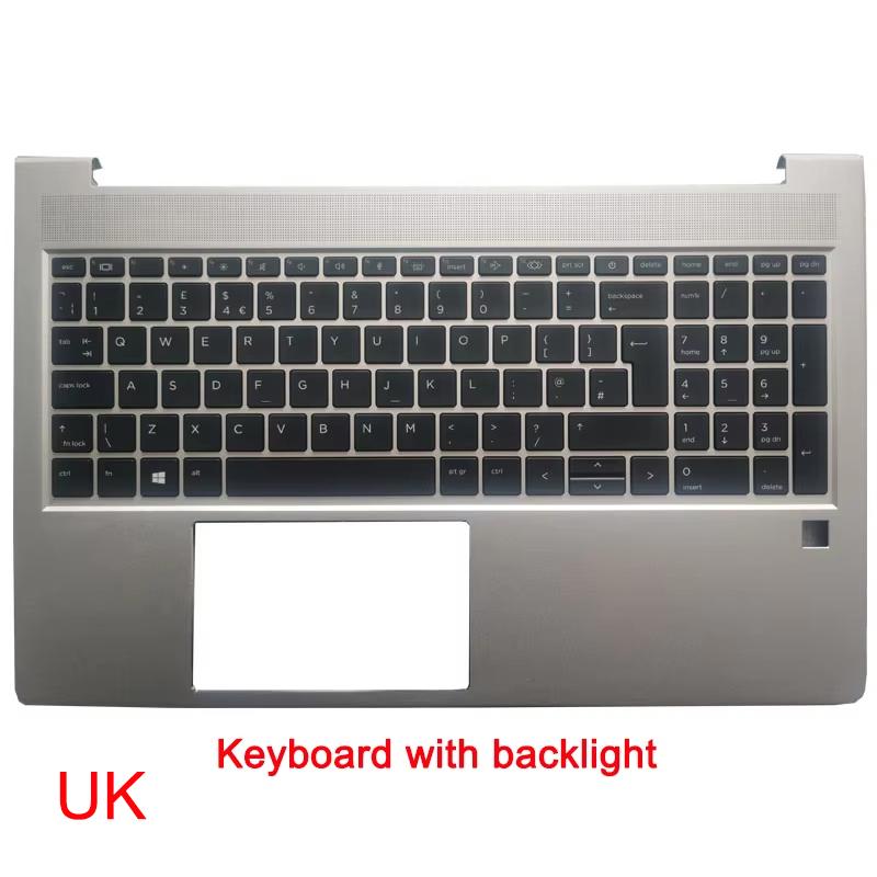 Upper Cover for PROBOOK 450 455 G8 ZHAN66 PRO 15 G4 US UK LA SP RU GR IT Keyboard Laptop Palm Rest Case Shell M21742-001