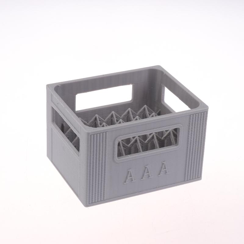 3D Printed Beer Crate Style Battery Storage Case No. 5 Aa No. 7 Aaa Battery Basket Stackable Batteries Storage Box Home Decor