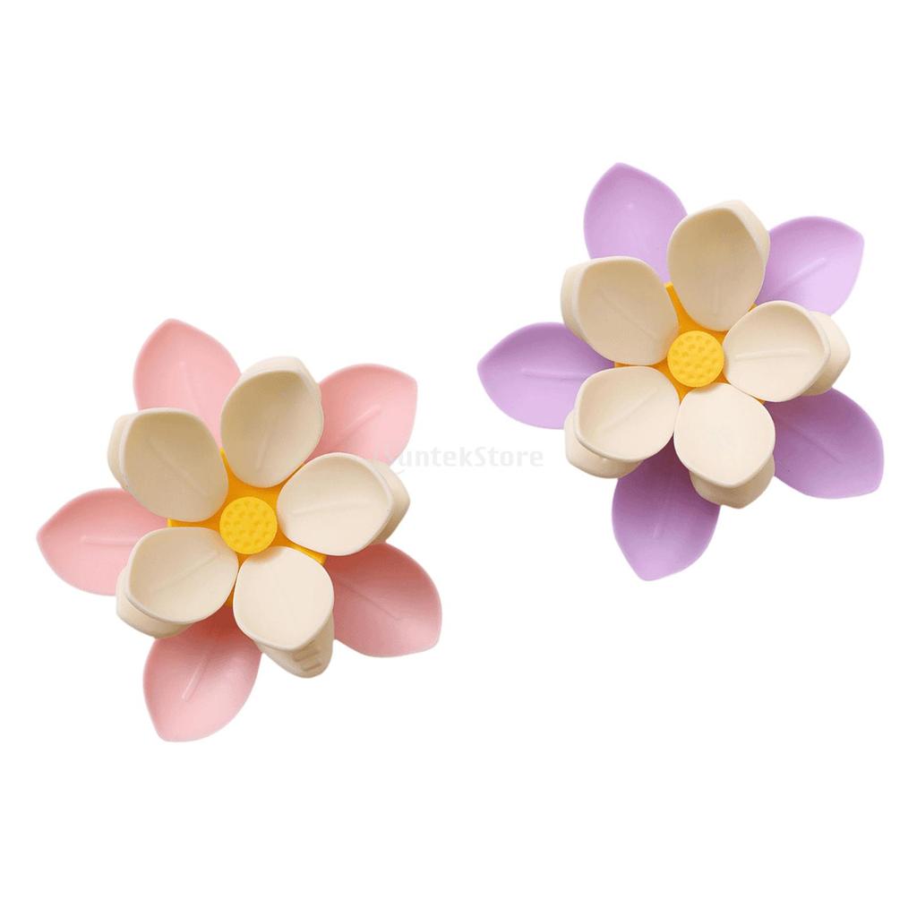 Food Clips for Food Storage Portable Snack Sealer for Restaurant Bakery Home Refrigerator Stickers Flower Shape Food Clips