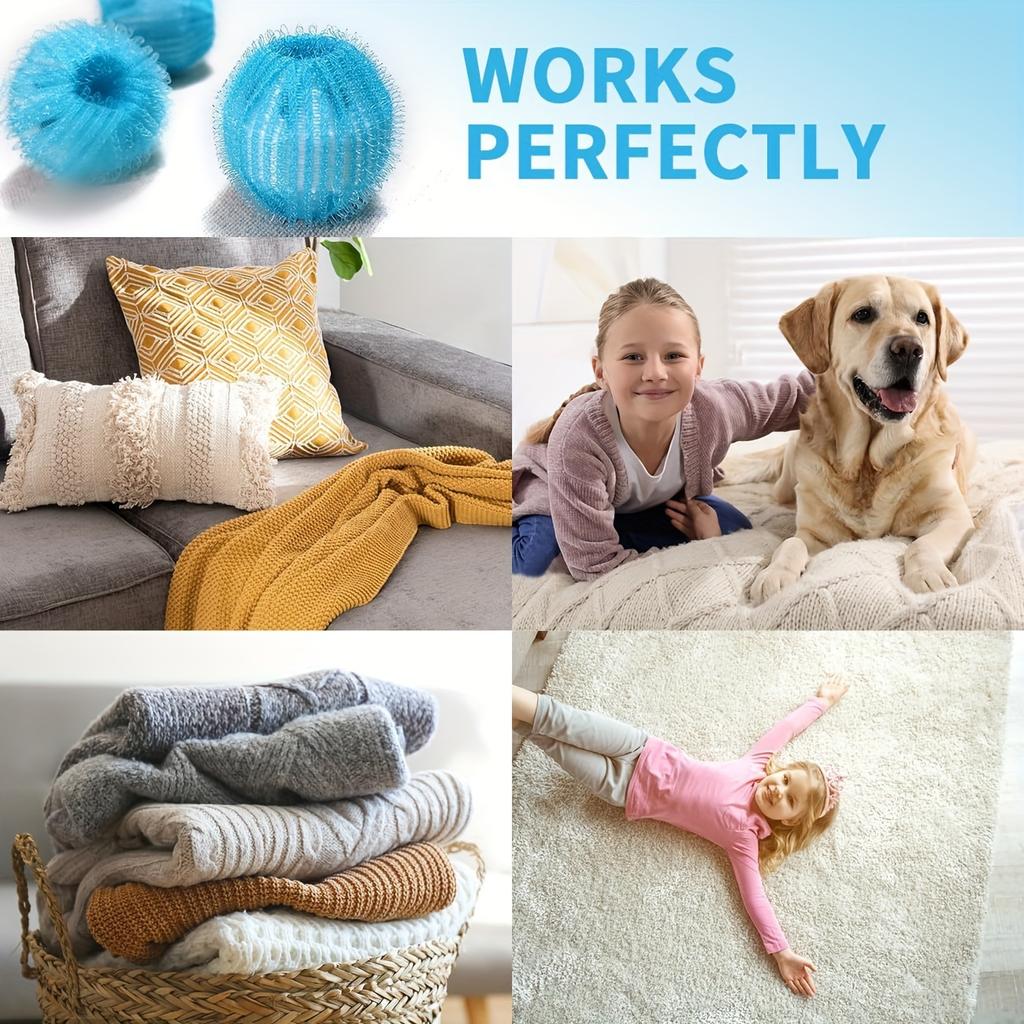 Nylon Laundry Balls Anti-Pilling Anti-Tangle Lint Remover for Washer Small Cleaning Balls for Clothes