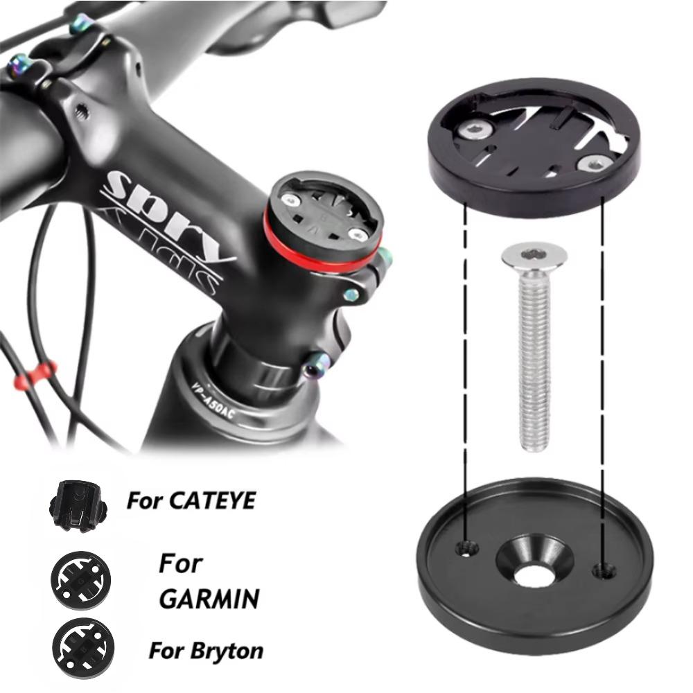 New MTB Road Bike Computer Holder Stem for Garmin Bryton 28.6mm Top Cap Bicycle Stopwatch GPS Speedometer Mount Bracket Support