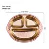 RuHan Titanium Divided Cartoon Kids' Plate