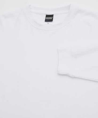 IMPROMES Casual SIDEWAYSTANCE Embroidered Downer Panda Long Sleeve T-Shirt, Men's, Oatmeal