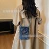 Retro Denim Bag Autumn 2025 New Korean Version Casual Fashion Simple Art College Style Shoulder Bag Small Satchel