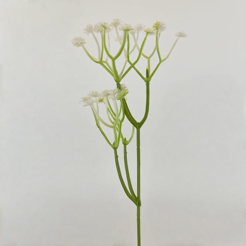 Bukett med konstgjord gips: 5-Huvuds Gångmatta Rekvisita för Bröllopsblomsterarrangemang och Dekoration.