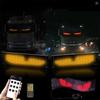 App Control Scrolling Advertising LED Sign Led Eyes for Truck USB Custom Text Pattern Programmable Display Truck Car Devil Eye