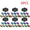 10-1PCS Motorcycle LED Anti Collision Warning Light Bike Aircraft Night Turn Signal Light 7 Color Drone Car Strobe Light Indicat