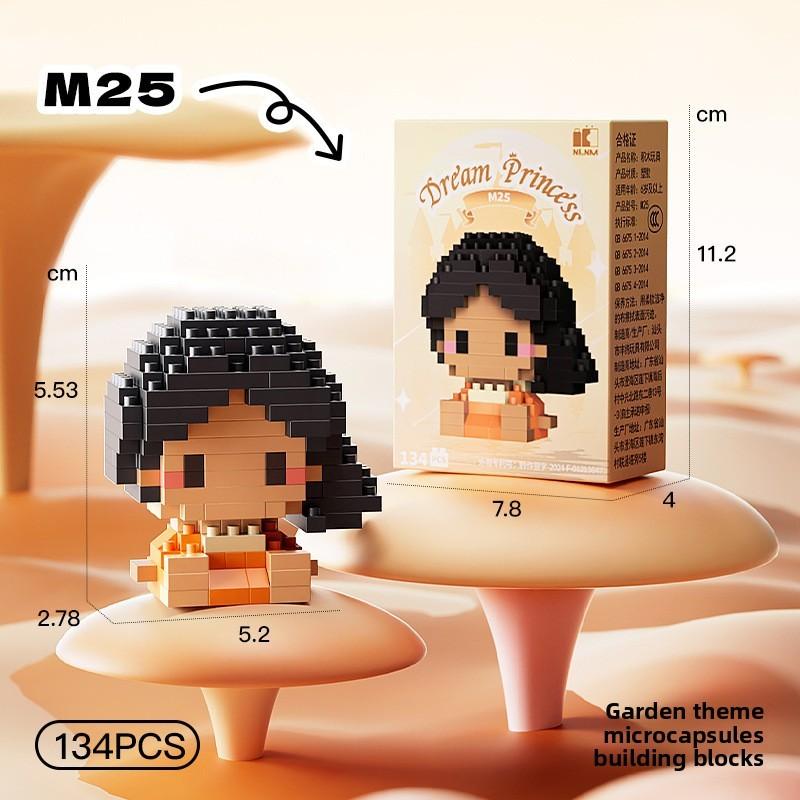 Melody Snow Lotso White Cartoon Micro Blocks Set For Children Toy Educational