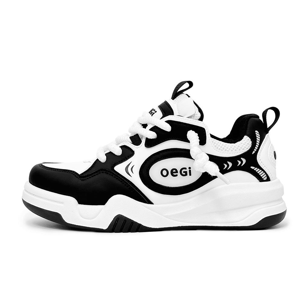 2025 new men's shoes niche design bread shoes men's casual Guochao skateboard shoes men's board shoes