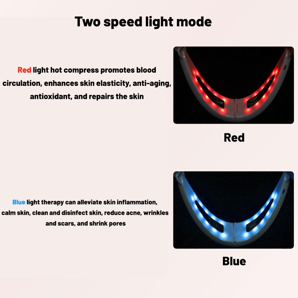 Microcurrent Face Slimming Massager Vibration Facial Massage For V-Line Facial Beauty And Double Chin Jaw Muscles Tightening