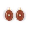 1PC Natural Stone Brass Charms 18K Gold Plated Cubic Zirconia & Gemstone Geometric Pendants for Women Diy Necklace Making