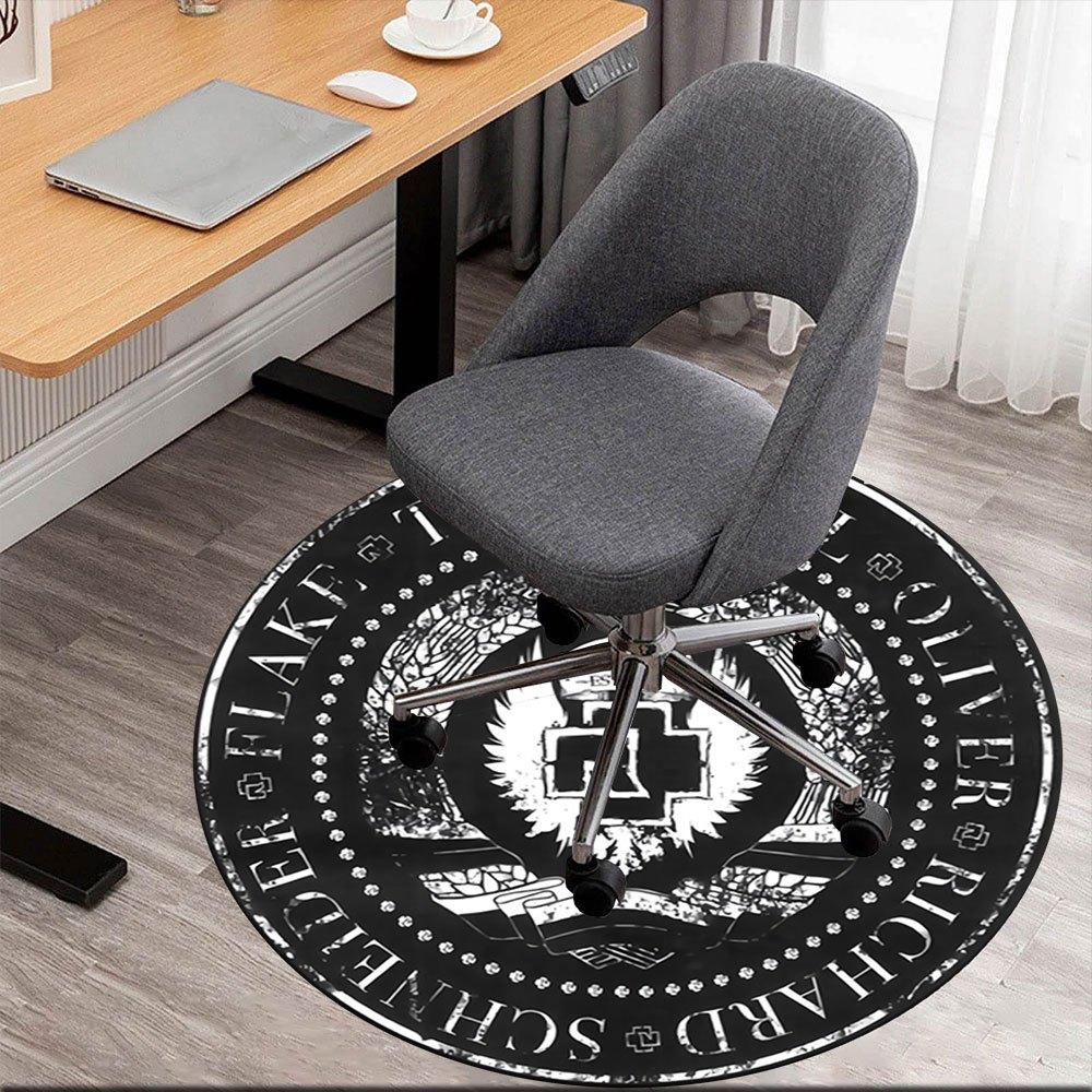

Official Till Paul Oliver Richard Schneider Crest StickerRound Non-Slip chair mat chair carpet for office Rugs for Office Decor Gift For Valentine s D 80cm by 80cm