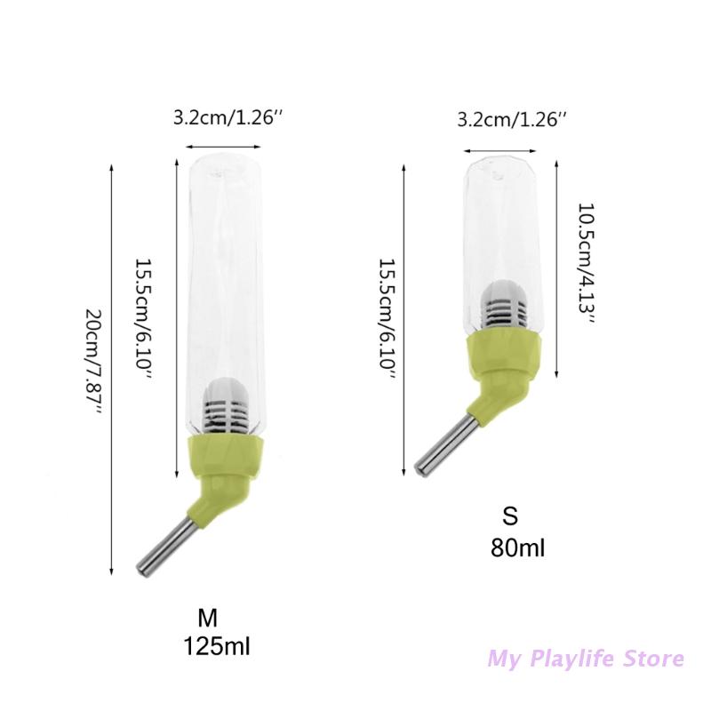 Hamster Drinker Water Bottle with Filter Water Dispenser Feeder Hanging  Squirrel Rabbit Drinking Head Pipe Fountain