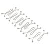 12 Pcs Hijab Pins Brooch Colorful Scarf Buckle Jewelry Chic Sweater Shawl Clips