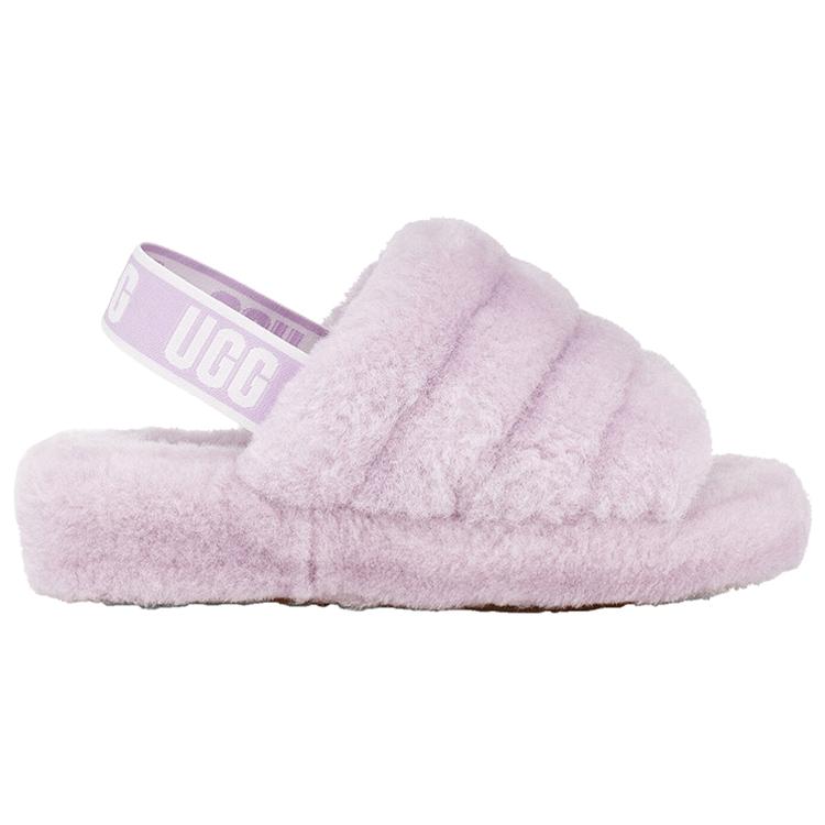 UGG FLUFF YEAH Stylische Sandale Damen Kalifornien Lila 1095119-CATR