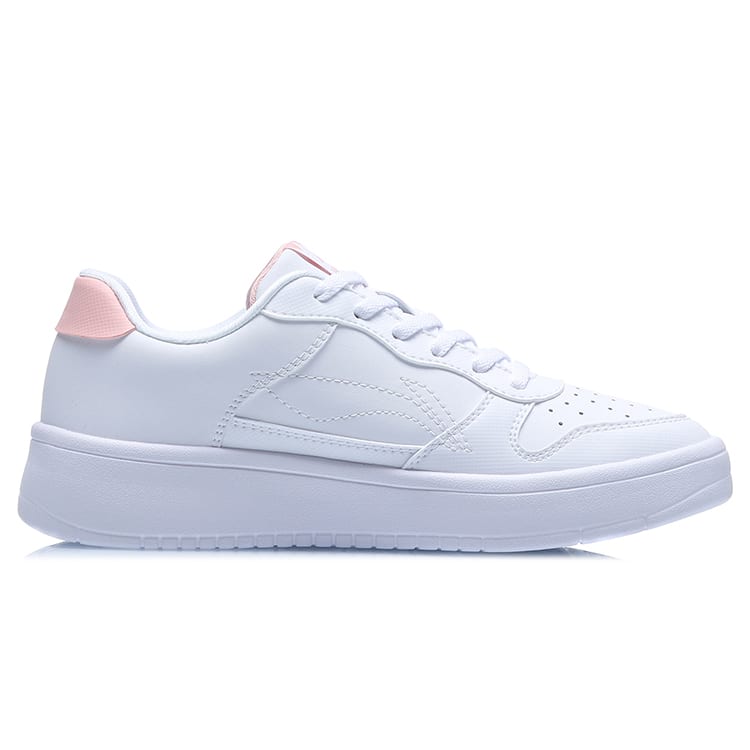 Li Ning Floating Boat Slip Resistant, Abrasion Resistant, Lightweight, Breathable Low top Skateboard Shoes Women's AGCQ578-3