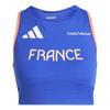 Adidas Womens/Ladies France Cropped Vest Top