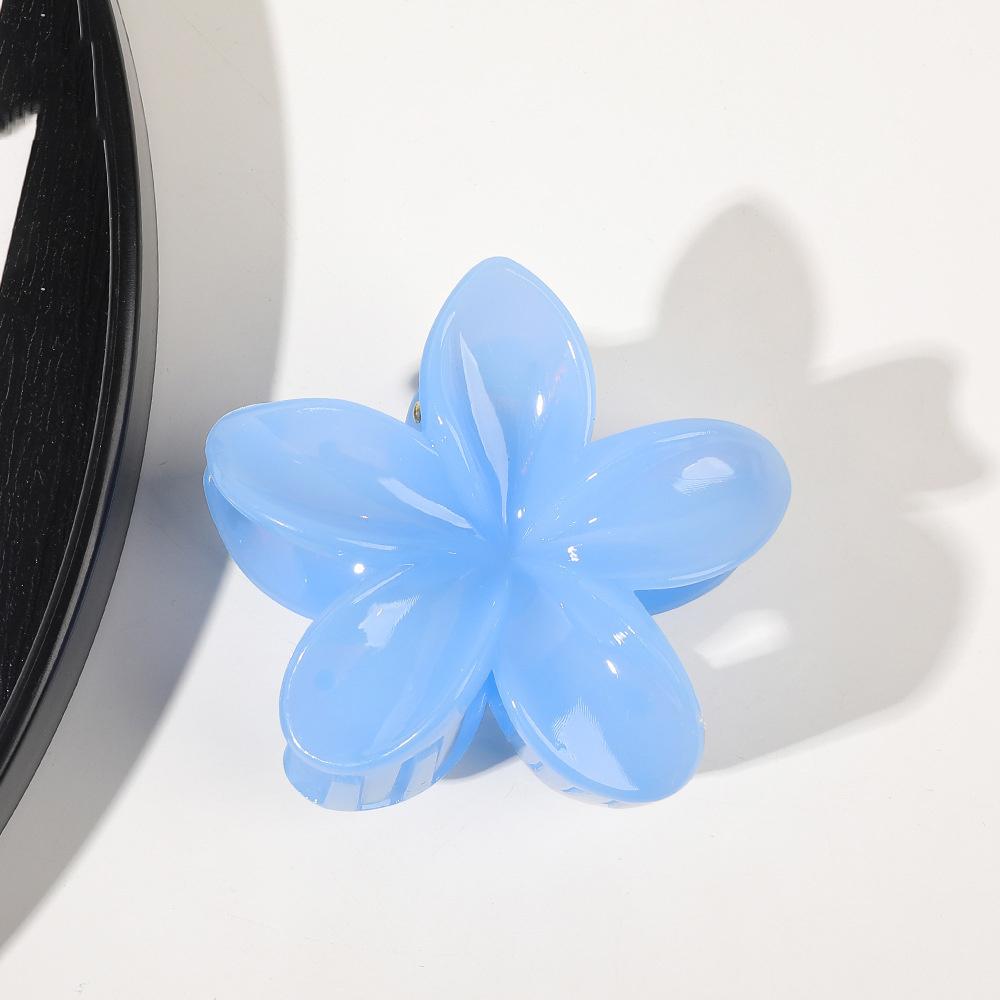 

Модные женские заколки для волос с цветами, отпуск, богема, заколки-крабы для волос в виде цветка яйца, матовые заколки-автоматы для девочек, большие заколки для волос, аксессуары для волос