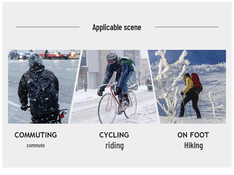 Men's & Women's Touchscreen Winter Cycling Gloves: Windproof, Fleece-Lined, Ski-Ready