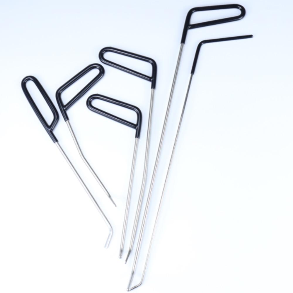 Professional Automotive Paintless Dent Removal Tools Car Dent Puller Rod Hook Hammer Door Dent Ding Hail Fix Removal Tools
