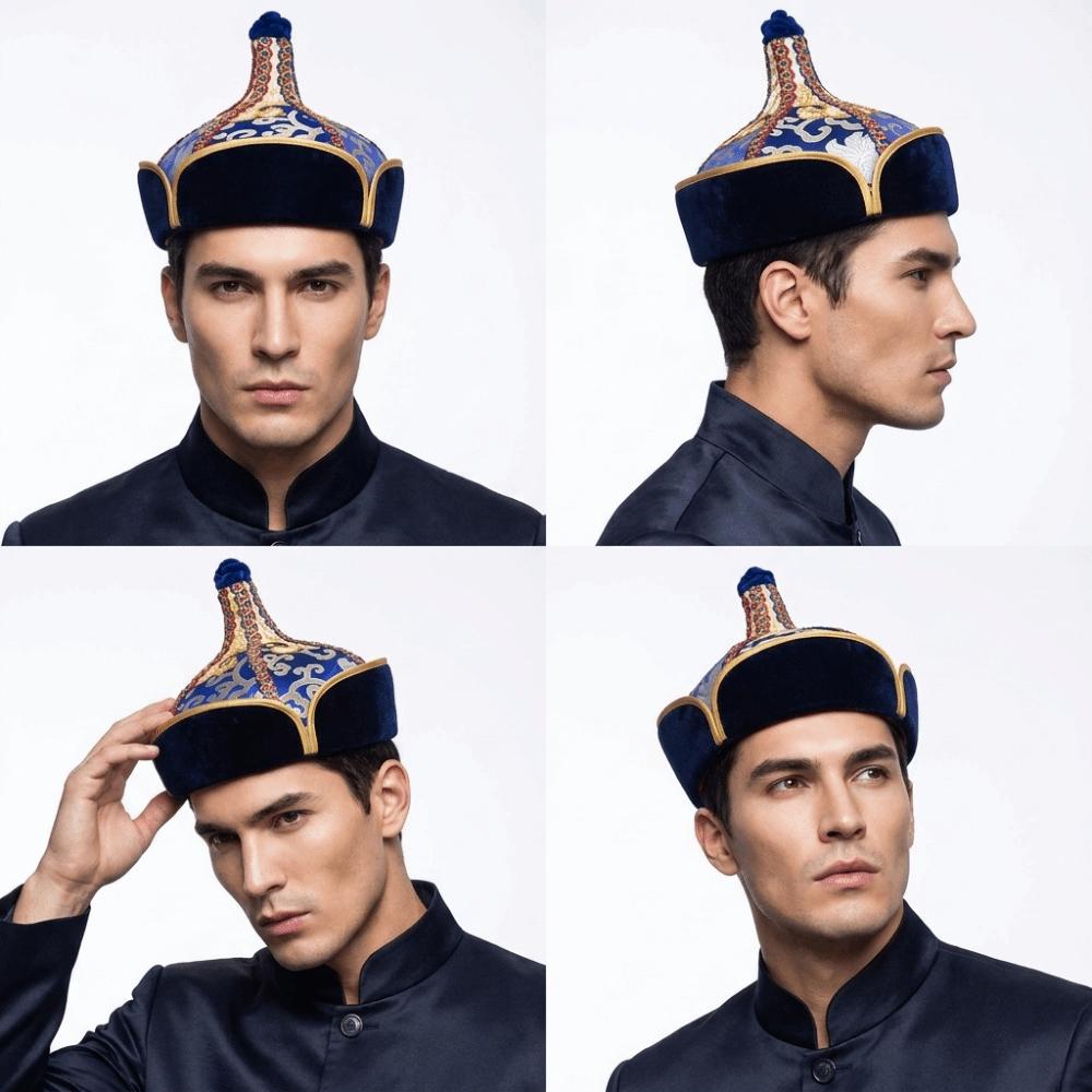 Stable Pointed Shape Ethnic Costume Headwear Comfortable Wearing Performance Hat Cultural Gala