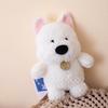 Cute Japanese West Highland Standing Puppy Plush Doll Bag Pendant Toy Keychain Sleeping Doll Doll