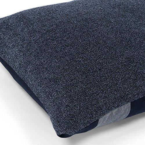 Imabari Towel Pillowcase, Gauze in Summer, Pile in Winter, Perfect for All Seasons, 45x90cm, Iori Line Pillowcase (Navy)