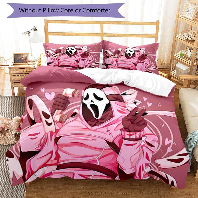 3pcs Art the Clown Terrifier1 pattern bedding set duvet cover set includes duvet cover &pillowcases, perfect all season bedroom decoration & gift