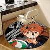 Volleyball,Haikyuu Chair mat Round Rug Office carpet, Machine Washable, Non slip, Suitable for Living Rooms, Bedrooms
