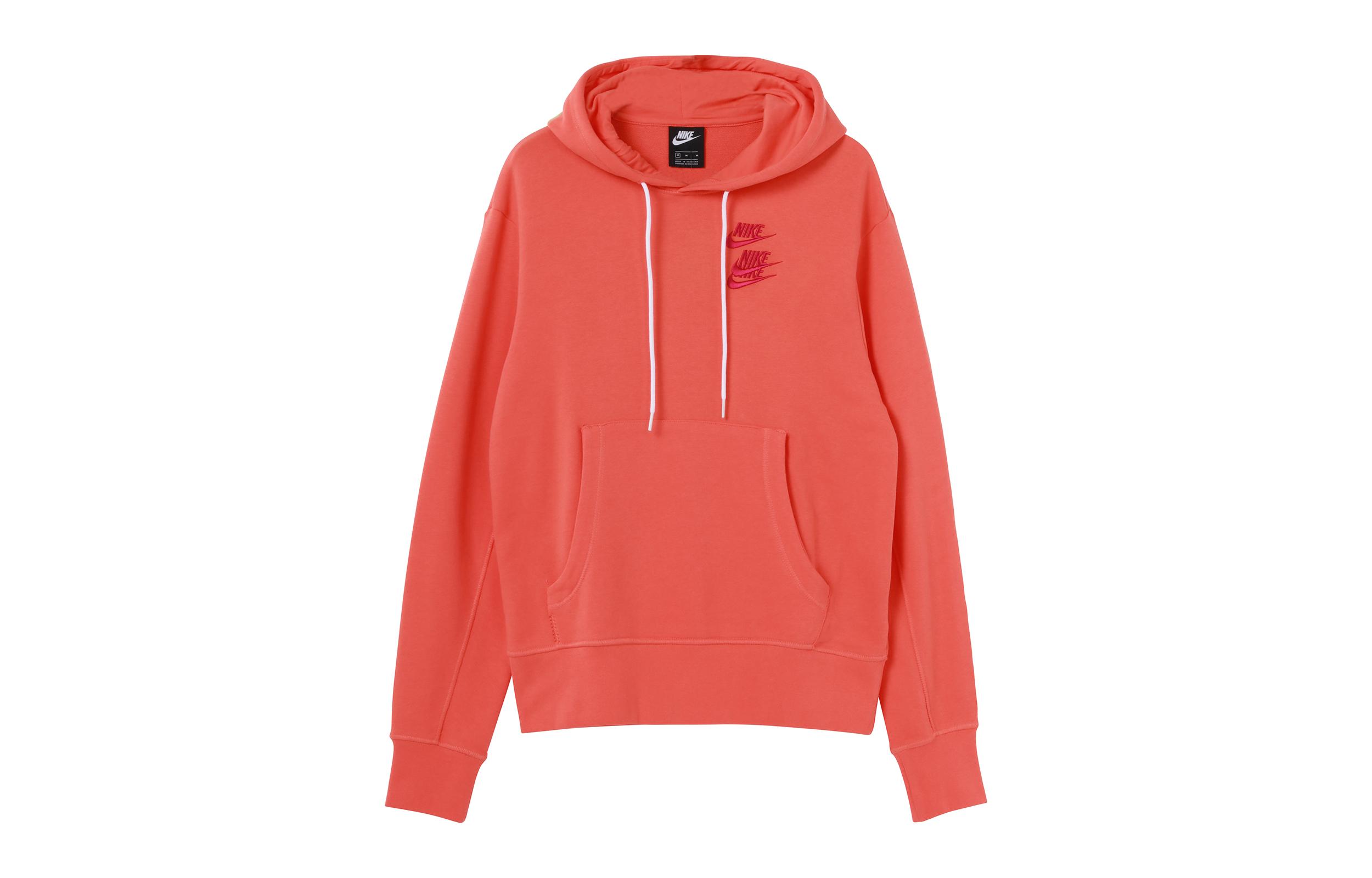 Nike Sweatshirts Men s Orange Hooded Moderate Regular DA0932-842 L
