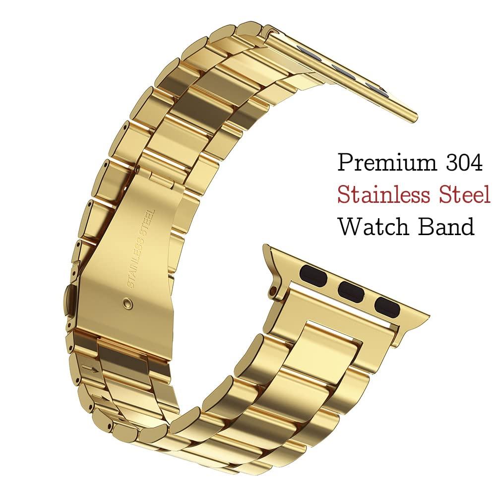 Metal Band+TPU Case for Apple Watch Ultra Strap 49mm 41mm 45mm 40mm 44mm Cover Stainless Steel Bracelet Series 8 7 6 SE 5 4 42mm