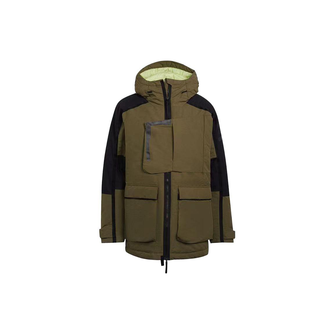 Мужская пуховая куртка Adidas Зеленая H48576 XS