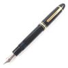 Great MONTBLANC Fountain Pen Meisterstck 149 White Star Black Gold 14K Mens Used