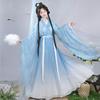 Chinese Wei And Jin Dynasty Style Hanfu, Waist-length Top And One-piece Skirt Women's Suit
