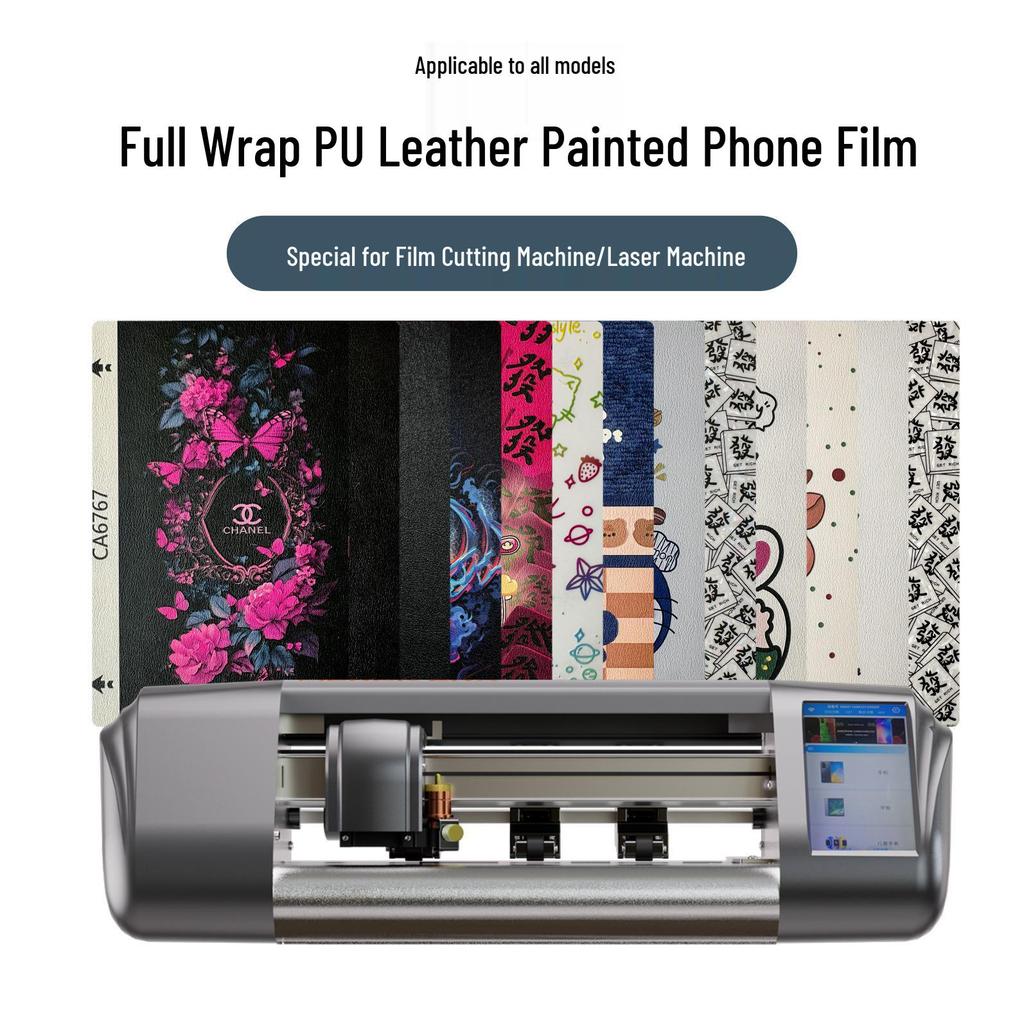 3M Leather Embossed Painted Back Film for Folding Screen Mobile Phones - Full Wrap, Universal Cutting Machine Consumable