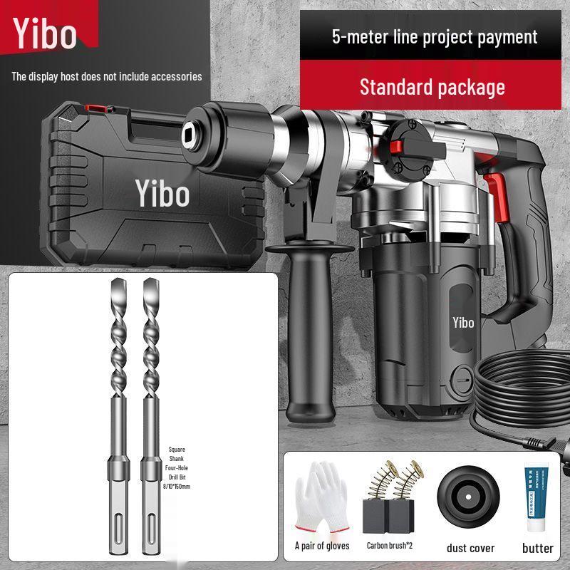 Multi-functional High-Power Electric Hammer Drill and Pickaxe for Industrial and Household Use