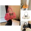 Chic Bowknot Handheld Small Square Bag For Women Stylish Shoulder Crossbody Bag